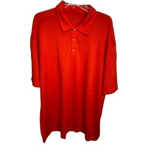 Nike Golf Men's X-Large Short Sleeve Golf Polo Shirt Red